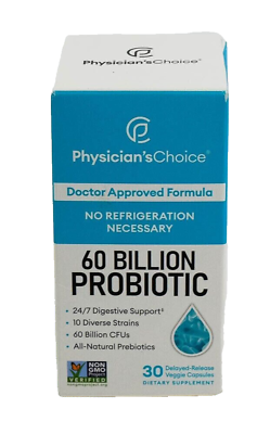 #ad Physician#x27;s Choice Once Daily 60 BILLION PROBIOTIC Prebiotics 30 veg caps $15.95