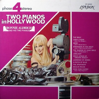#ad #ad Ronnie Aldrich Two Pianos In Hollywood Jazz Pop Gatefol 1967 SP.44092 Vinyl 12#x27;#x27; $19.99