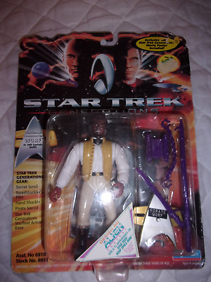 #ad Star Trek Generation Leutenant Commander Worf 19th Century Fantasy Action Figure $17.99