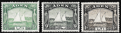 #ad EDSROOM 14749 Aden 1 3 H 1937 Short Set Dhow CV$12.75 $5.95