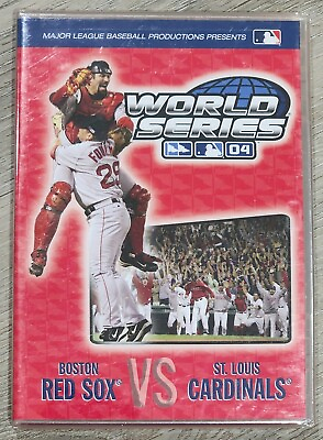 #ad World Series 2004 Boston Red Sox vs St. Louis Cardinals DVD Sealed MLB Baseball $3.95