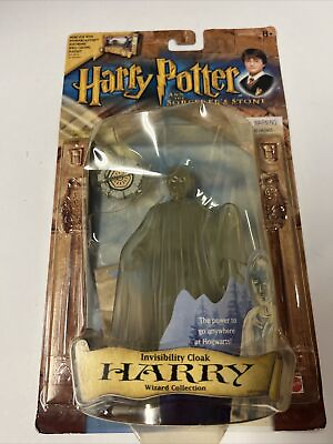 #ad Vintage Harry Potter Invisibility Cloak Harry 2001 Mattel Action Figure $15.00