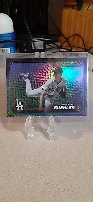 #ad 2024 Topps Series 1 Walker Buehler Holiday Foil Parallel #196 Dodgers $4.00