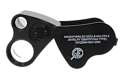 #ad #ad 30X 60X Magnifying Magnifier Jewelers Diamonds Eye Jewelry Loupe Loop LED Lights $14.99