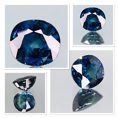 #ad Natural Royal Blue Sapphire Cushion Cut 1.60 Carat Crt So Blue Vvs AU $590.00