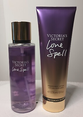 #ad Victoria#x27;s Secret Love Spell Fragrance Lotion and Fragrance Mist Duo Set NEW $21.99