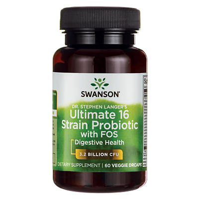 #ad Swanson Dr. Stephen Langer#x27;s Ultimate 16 Strain Probiotic with Prebiotic Fos ... $13.10
