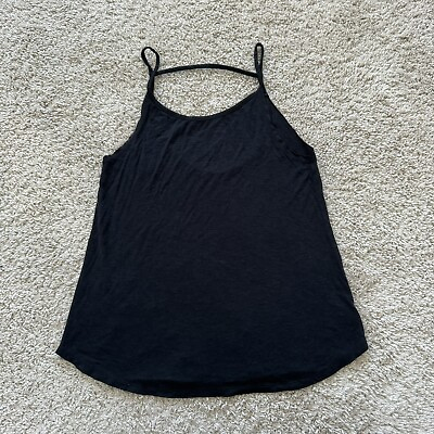 #ad Aerie Camisole Top Real Soft Sleeveless Spaghetti Straps Black Size XS $12.90