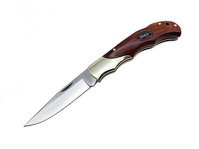#ad Classic Germany 440 Steel Pocket Gift Knife Cocobolo Wood Nickel Silver Brass $29.90