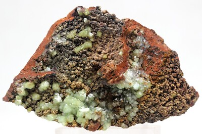 #ad ADAMITE Green Crystal Cluster Mineral Specimen OJUELA MINE Mapimi MEXICO $31.96