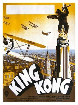 #ad KING KONG MOVIE POSTER RARE CLASSIC VINTAGE 9 $9.98