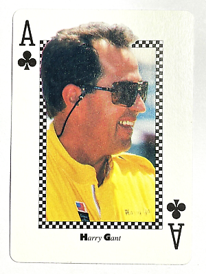 #ad HARRY GANT 1993 Bicycle ACE OF CLUBS PLAYING CARD NASCAR Racing Card $1.50