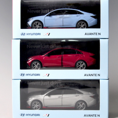 #ad Hyundai Diecast 1:38 Avante N Elantra Mini Car Miniature Display Toy 3color $32.50