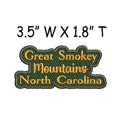 #ad Great Smokey Mountains National Patch Embroidered Iron on Applique Nature Gift $3.99