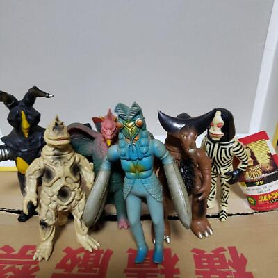 #ad Ultraman Figure Soft Vinyl BANDAI Retro Kaiju Various Set Lot of 6 Bulk E03072 $138.84