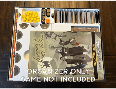 #ad Legends of Sleepy Hollow with Expansion Board Game Insert Organizer $103.99