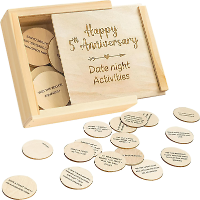 #ad #ad STOFINITY 5 Year Anniversary Wood Gift for Him Her 5th Anniversary Wooden NEW $23.87