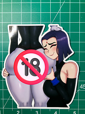 #ad Teen Titans Arella And Raven Anime Sticker HOT $3.99