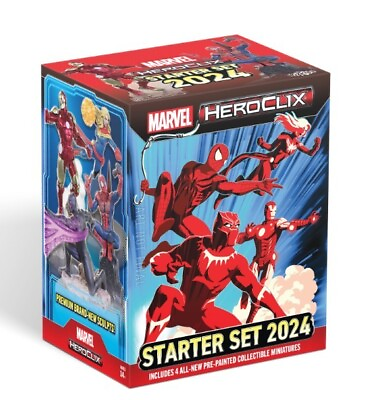 #ad WizKids HeroClix Marvel Heroclix Starter Set 2024 New $29.99