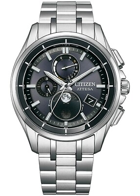 #ad Citizen Attesa Eco Drive BY1001 66E Atomic Solar Moon Phase Watch Men $669.98