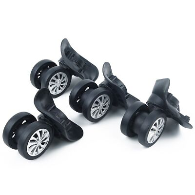 #ad Luggage Wheels Replacement Universal Trolley Travel Suitcase Bag casters Plastic $26.84