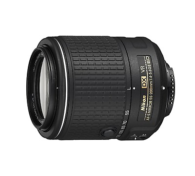 #ad Nikon AF S DX NIKKOR 55 200mm f 4 5.6G ED VR II Lens *EX* $89.99