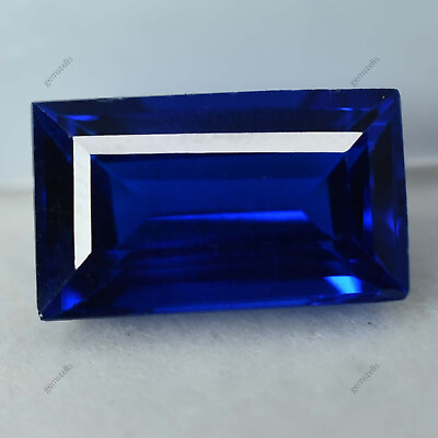 #ad 8.40 Ct Natural Loose Gemstone Sparkling Sapphire Royal Blue Emerald CERTIFIED $19.40
