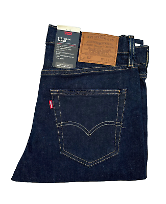#ad Genuine Levis 512 Slim Taper Fit Stretch Mens Dark Blue Rinse Jeans *PREMIUM* GBP 38.99