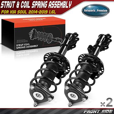 #ad #ad 2x Front Complete Strut amp; Coil Spring Assembly for Kia Soul 2014 2019 1.6L 2.0L $150.99