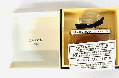#ad Vintage Caron Fleurs de Rocaille Parfum Perfume 15 ml Made In France $69.00