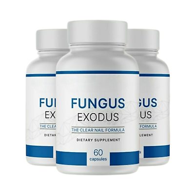 #ad 3 Pack Fungus Exodus Pills Supports Strong Healthy Natural Nails 180 Capsules $47.95
