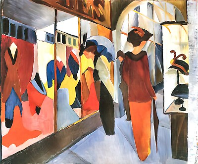 #ad Fashion Store by August Macke art painting print $7.19