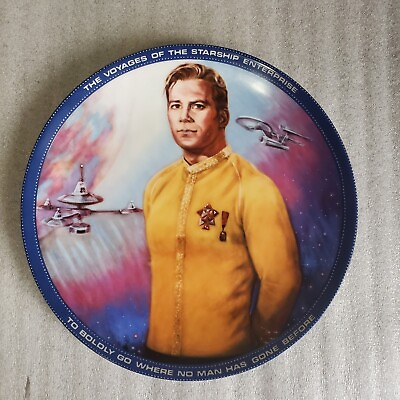 #ad Star Trek . James T. Kirk . Collector Plate. Ernst. $15.00
