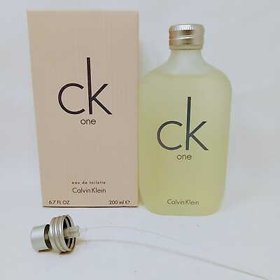 CK ONE by Calvin Klein EDT unisex men women 6.7 oz 6.8 oz New in Box $31.99