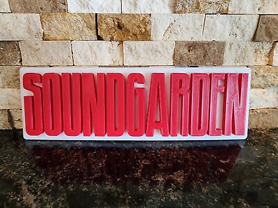 #ad Soundgarden Grunge Rock Band 3D Display $9.00