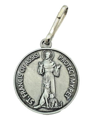 #ad St. Francis Pet Medal God Bless My Dog St. Protect my pet $8.95