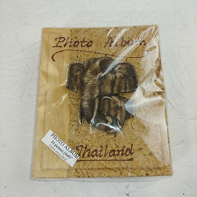 #ad Photo Album Thailand Paper Handmade elephants 36 picture 4x6 gift C $45.99