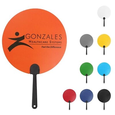 #ad Promotional Plastic Hand Fan Printed with Your Imprint on 100 Custom Hand Fans $209.99