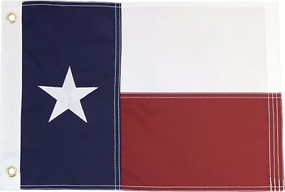 #ad Embroidered Texas Flag 12x18in Embroidered US State Texas Flag $10.95