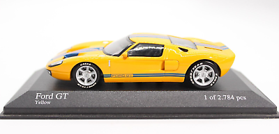 #ad Minichamps 1:43 Diecast Ford GT Race Car Yellow 2004 $28.04