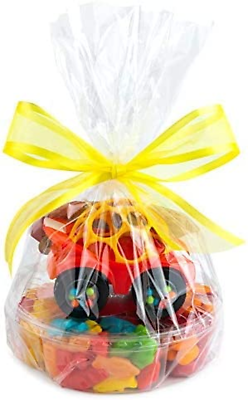 Clear Basket Bags 12quot; X 18quot; Cellophane Gift Bags for Small Baskets and Gifts 1.2 $8.25