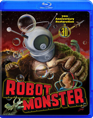 #ad Robot Monster: 70th Anniversary 3 D BLU Ray New Blu ray Anniversary Ed Rest $26.27