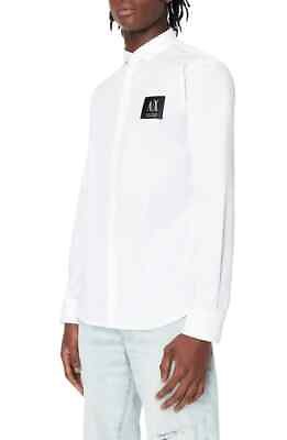 ARMANI EXCHANGE Basics by Armani Cotton Button Up Shirt NWT 110.00 $52.99