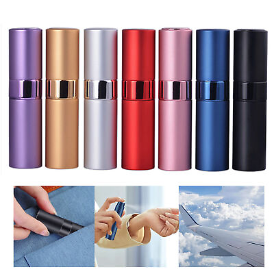 #ad Mini Refillable Travel Portable Perfume Atomizer Bottle Spray Pump Case 8ml $6.99