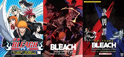 #ad Bleach Vol.1 366 END Thousand Year Blood War Arc Anime DVD English Dub $113.99