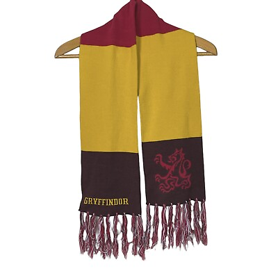#ad Universal Studios Wizarding World of Harry Potter Gryffindor House Scarf Knit $24.00