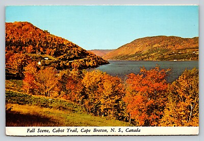 #ad c1980 Fall View At Cape Breton NOVA SCOTIA Canada 4x6quot; VINTAGE Postcard 0315 $6.95
