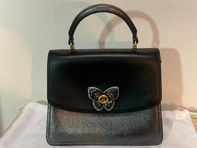 #ad Coach Parker Top Handle Butterfly Exotic Leather Handbag NWOT $157.49