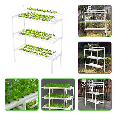 #ad Hydroponic Grow Kit Hydroponics System 90 Plant Sites 3 Layer 10 Pipes $133.99