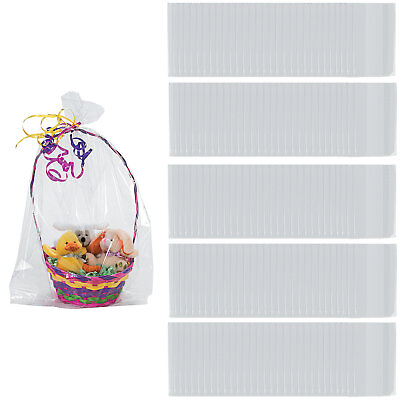 #ad #ad Clear Cellophane Gift Basket Bags Large Bulk 150 Pc $32.99